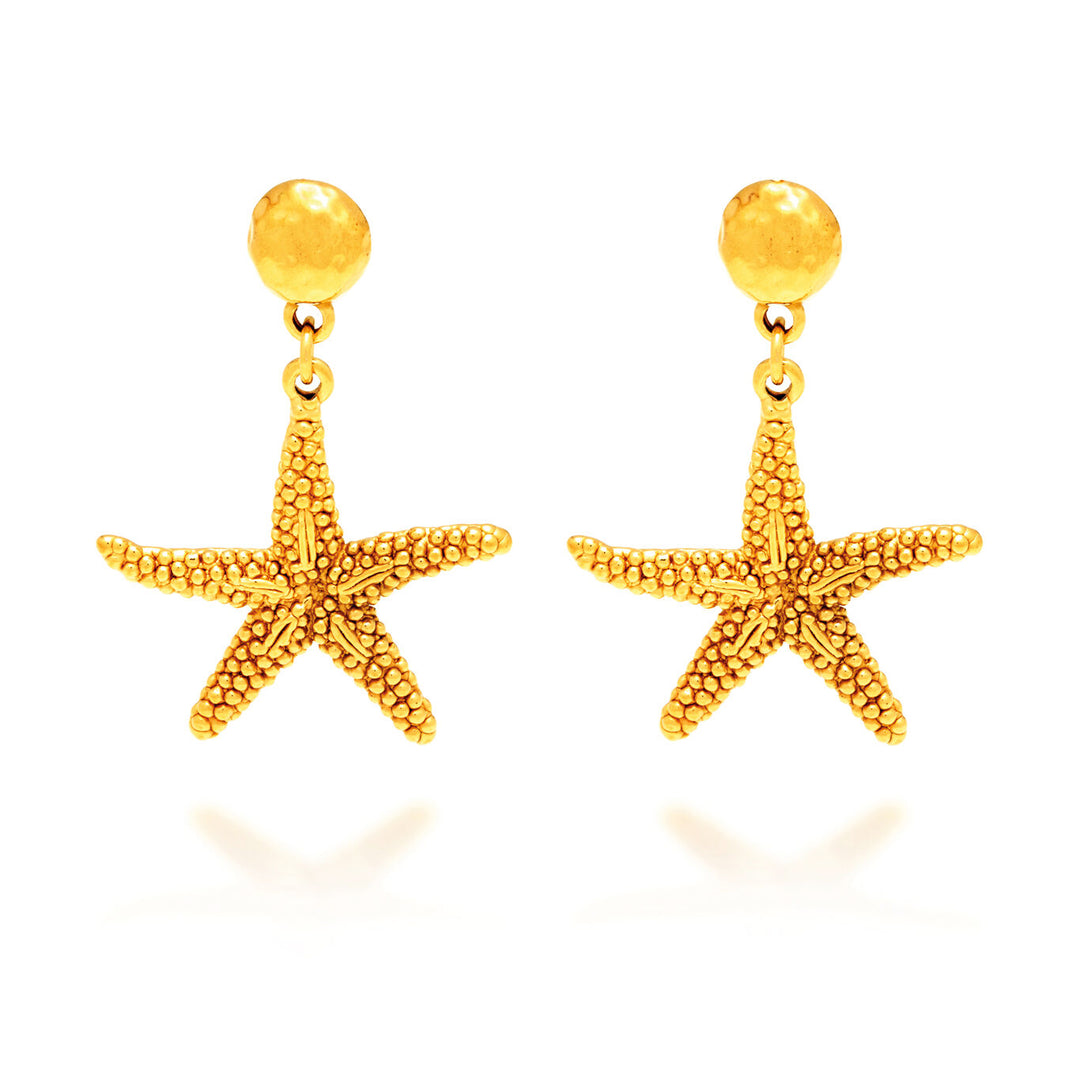 Giovanni Raspini pendant earrings star marine silver 925 pvd gold 8995 finish