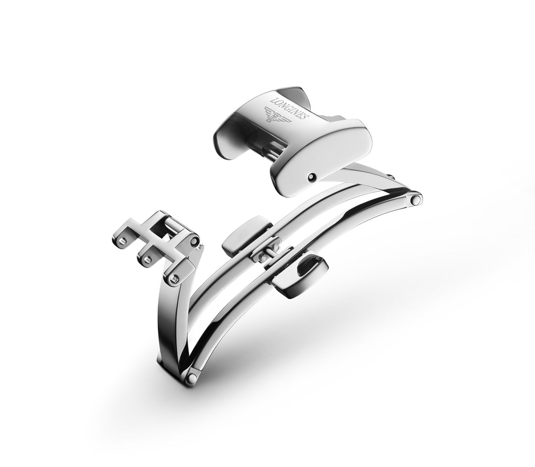 Longines closing butterfly Deployant buckle steel axa 16mm L639120584