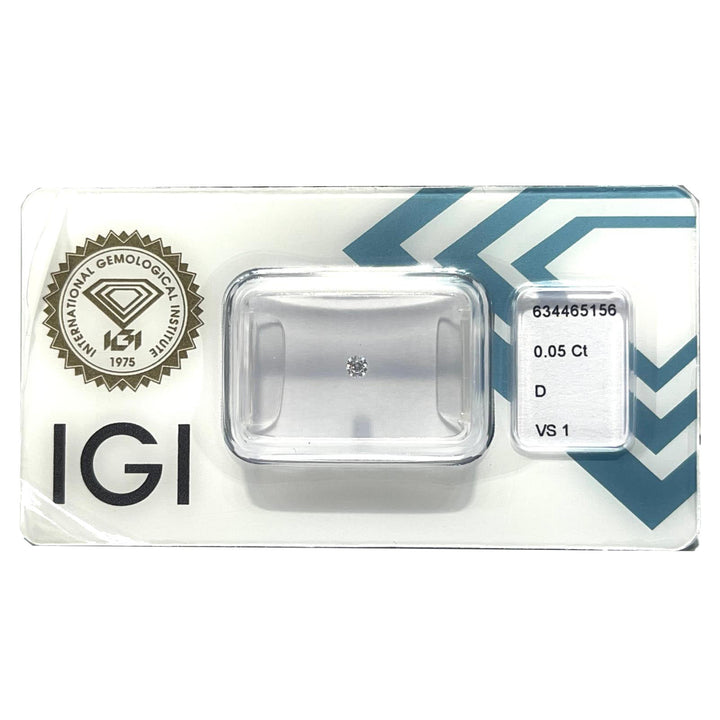 II Diamante в Blister Blister Brilliant Cut 0,05CT Цвет чистоты VS1