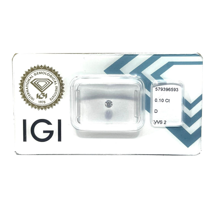II Diamante в Blister Blister Brilliant Cut 0,10CT Color чистоты VVS2
