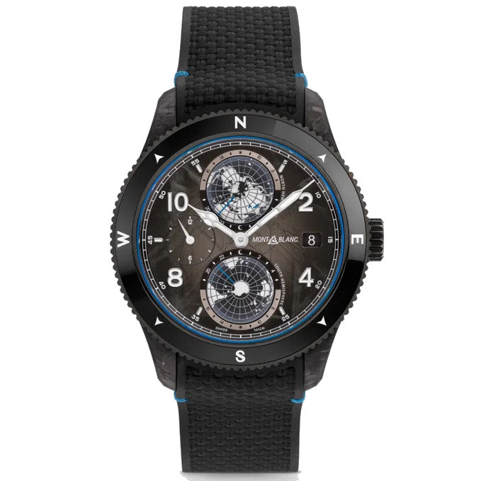 Montblanc Watch 1858 Geosphere Carbo₂ 0 Oxygen Limited Edition 1969 Произведения 43 мм черные автоматические 132300