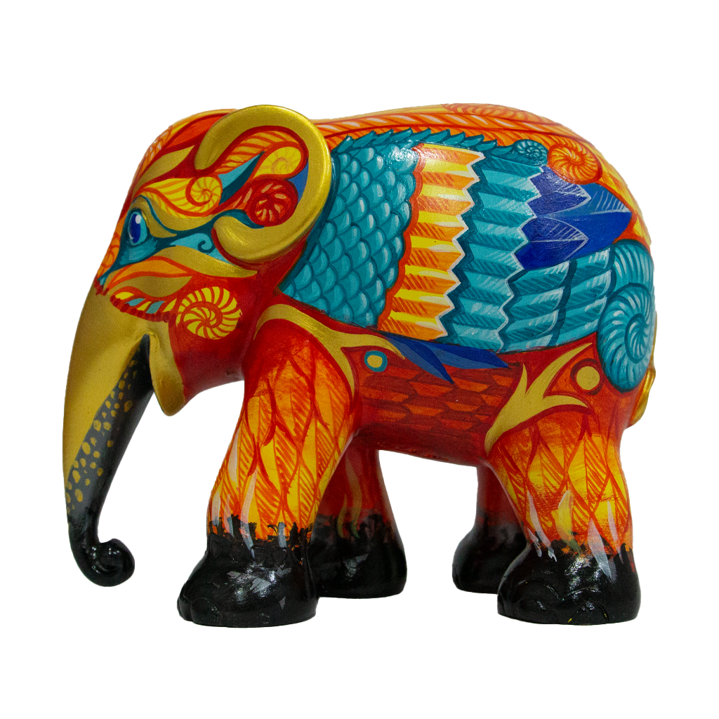 Слонный парад Elefante Phoenix из пепла