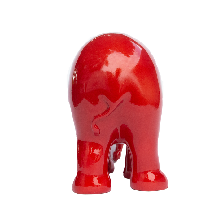 Парад слонов Elefante Metallic Vermilion Red 15cm Limited Edition 3000 Metallic Vormilion Red 15