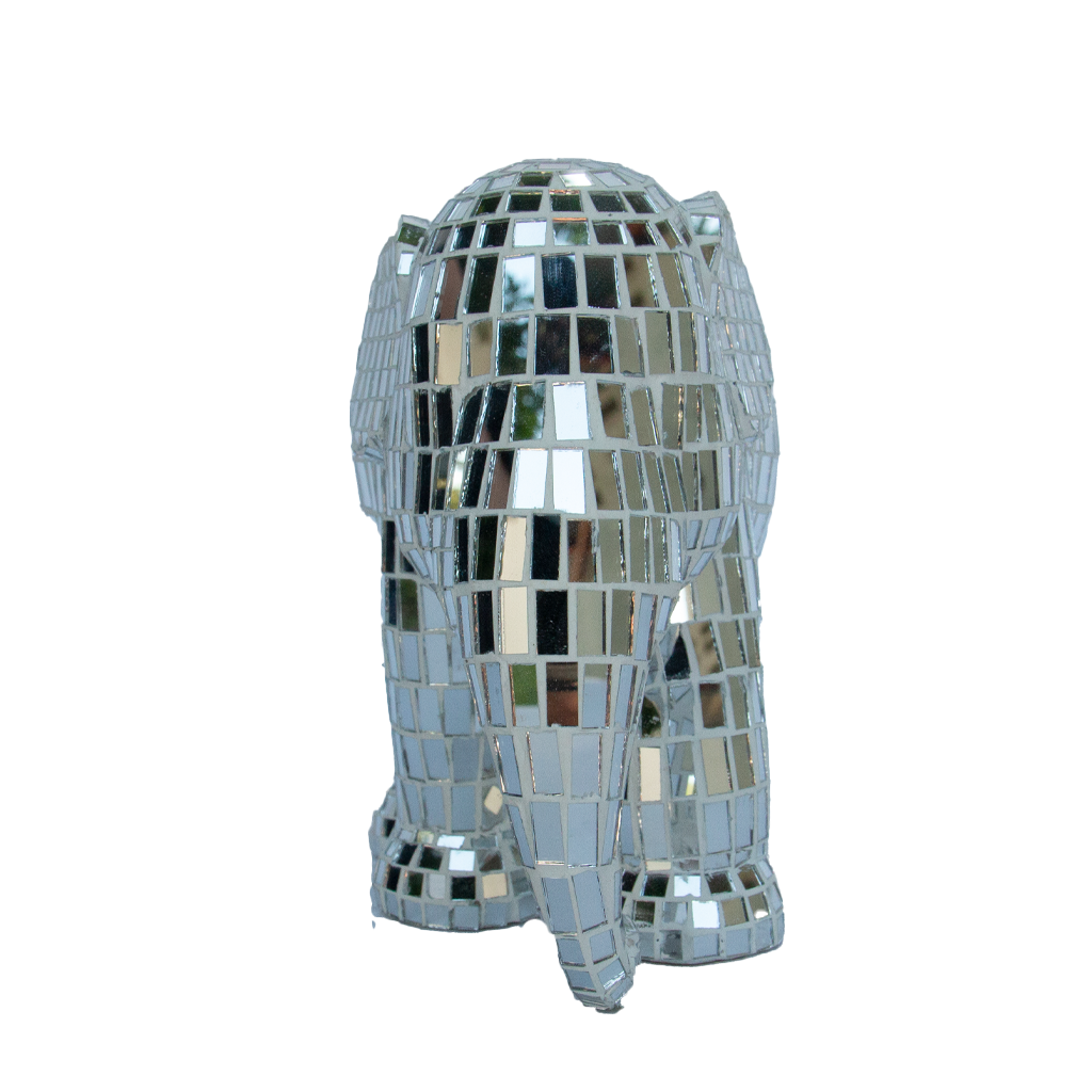 Elephant Parade Elefante Disco Silver Disco 15cm Limited Edition 3000 Disco Disco Silver 15