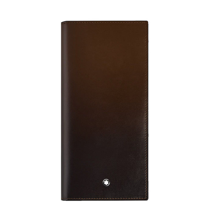 Montblanc Wallet 14 Meisterstück Coancartments, карман с заштрихованной молнией 220318
