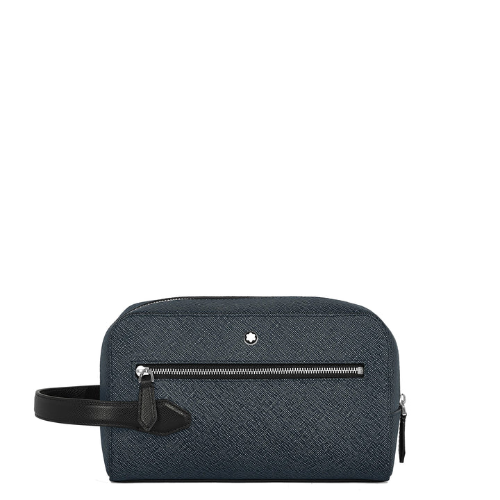 Montblanc Clutch Hailordious Tweed Blue 220339