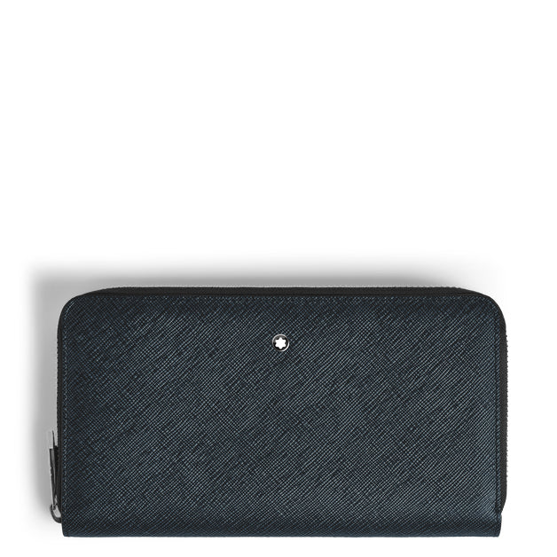 Montblanc World 12 отсеков с приподнятым твидом Blue 220365