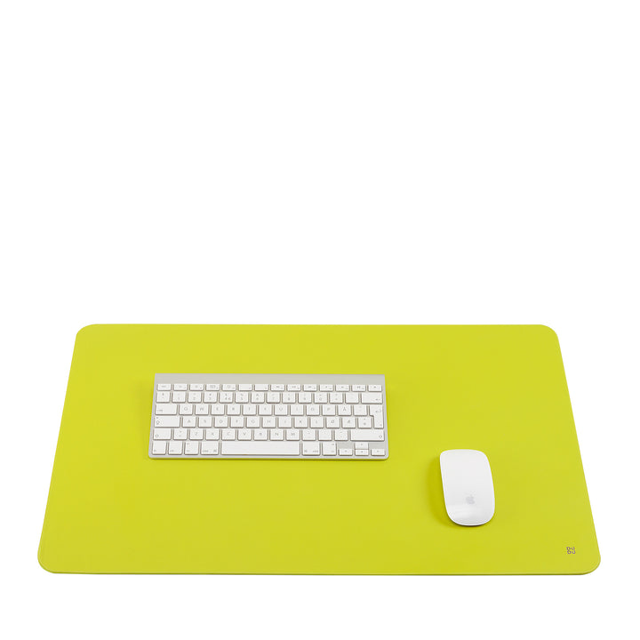 Dudu Underbow Desk Office в двухцветной коже 61x40 см, двойной пролетающий, мягкий не скольжение без швов