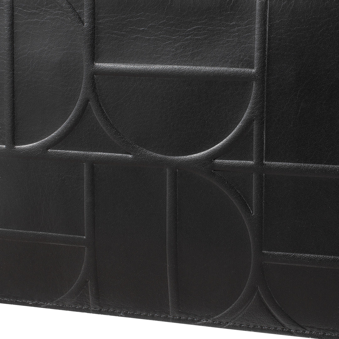 DUDU Men's Wallet Rfid in Classic Printed Leather with Portamonete - Elegant, compact, with compartments for cards and banknotes