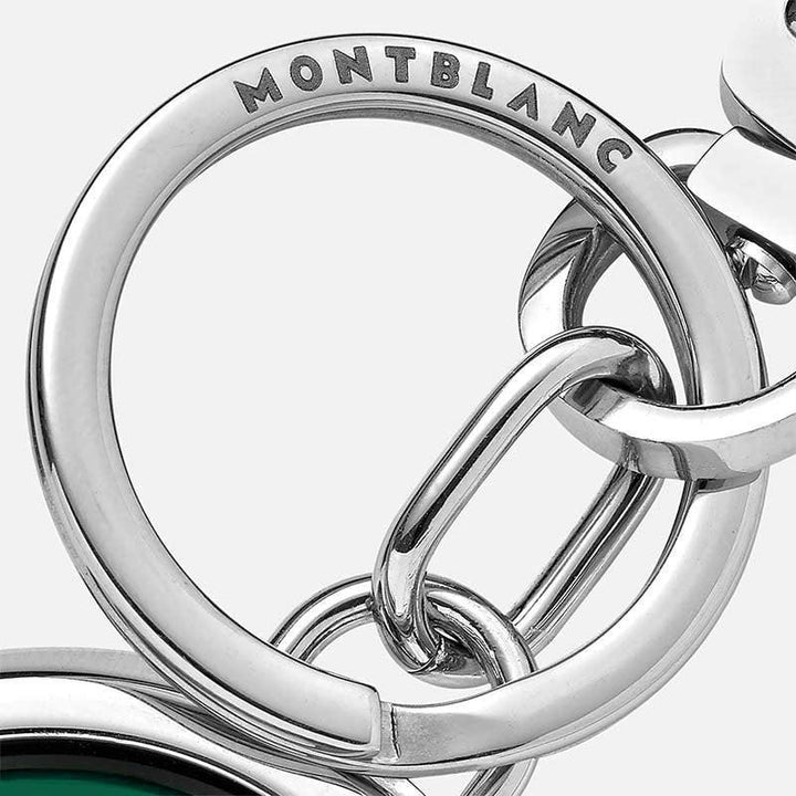 Кольцо для ключей Montblanc Meisterstück Вращающийся эмблема зеленого цвета 131104