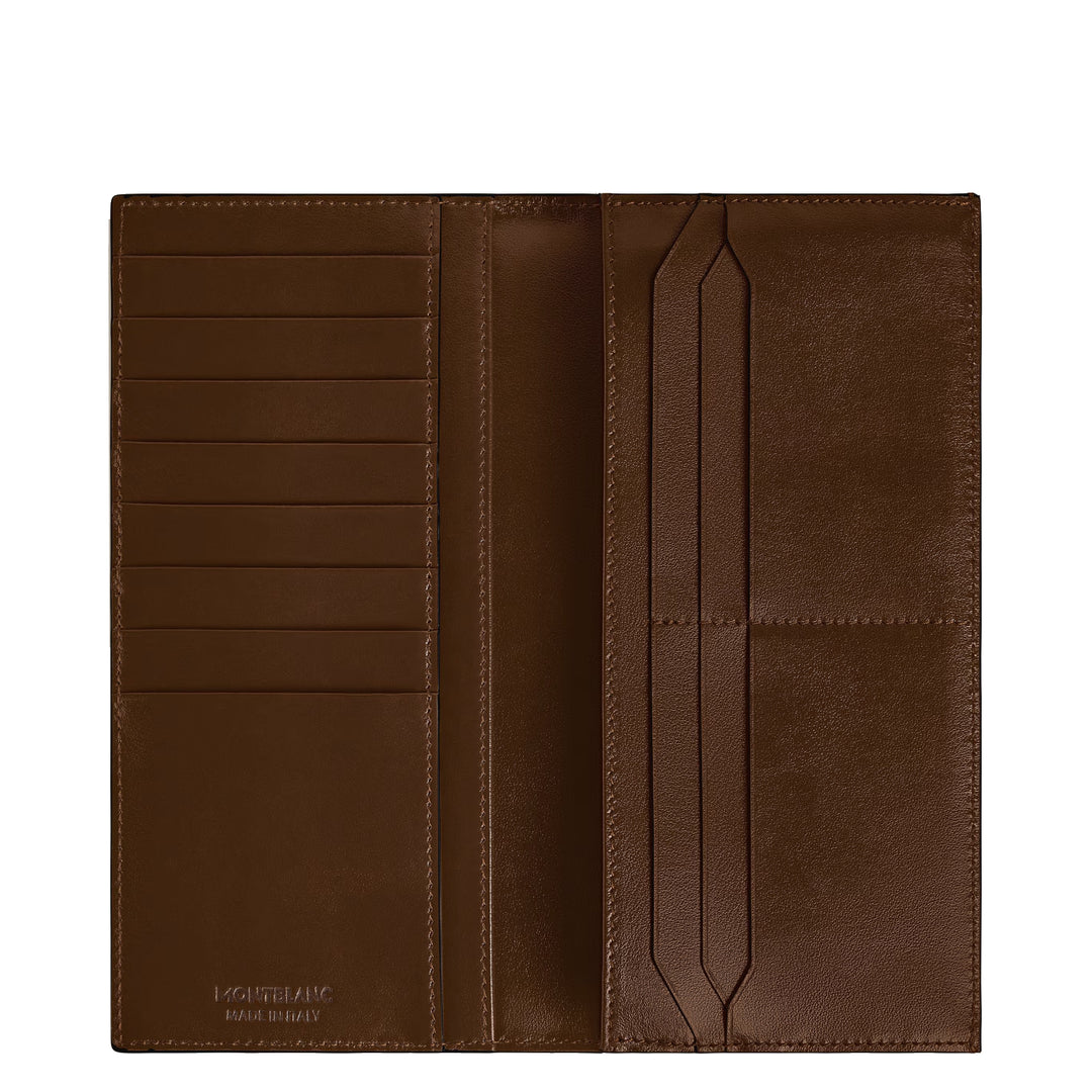 Montblanc Wallet 14 Meisterstück Coancartments, карман с заштрихованной молнией 220318
