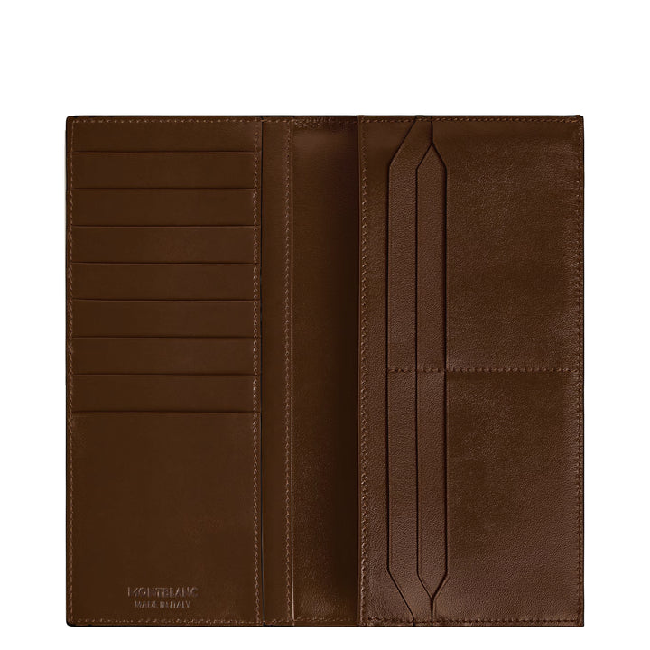 Montblanc Wallet 14 Meisterstück Coancartments, карман с заштрихованной молнией 220318