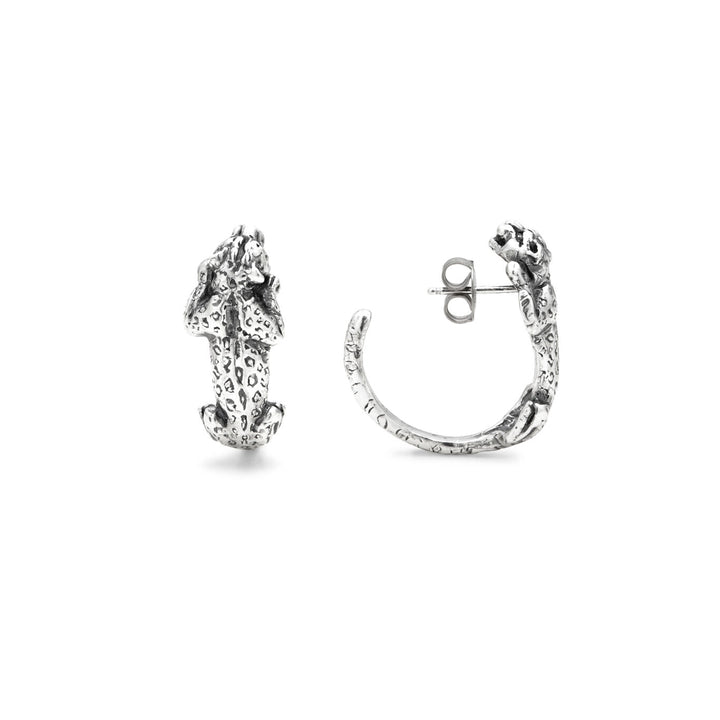 Giovanni Raspini Earrings in Circle Leopardi Silver 925 12273