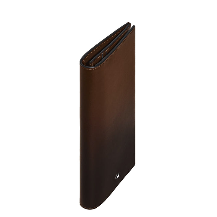 Montblanc Wallet 14 Meisterstück Coancartments, карман с заштрихованной молнией 220318