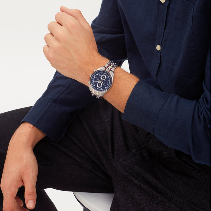Breil Watch Sky Volt Chrono 42 -мм синий кварцевый сталь EW0775