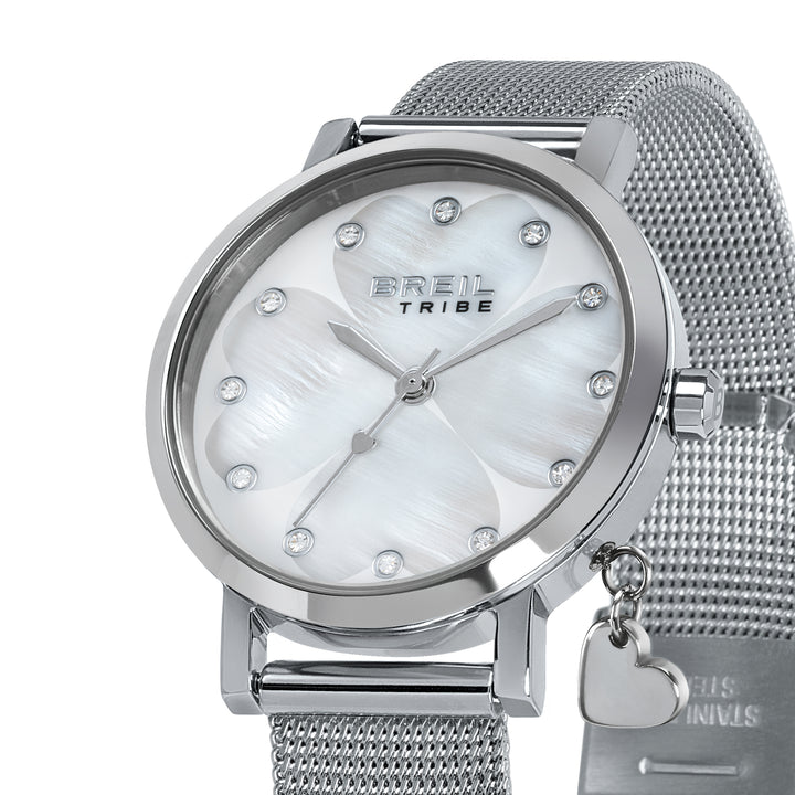 Breil Watch Emily 30 мм Madreperla Cubic Zirconia Quartz Steel EW0786