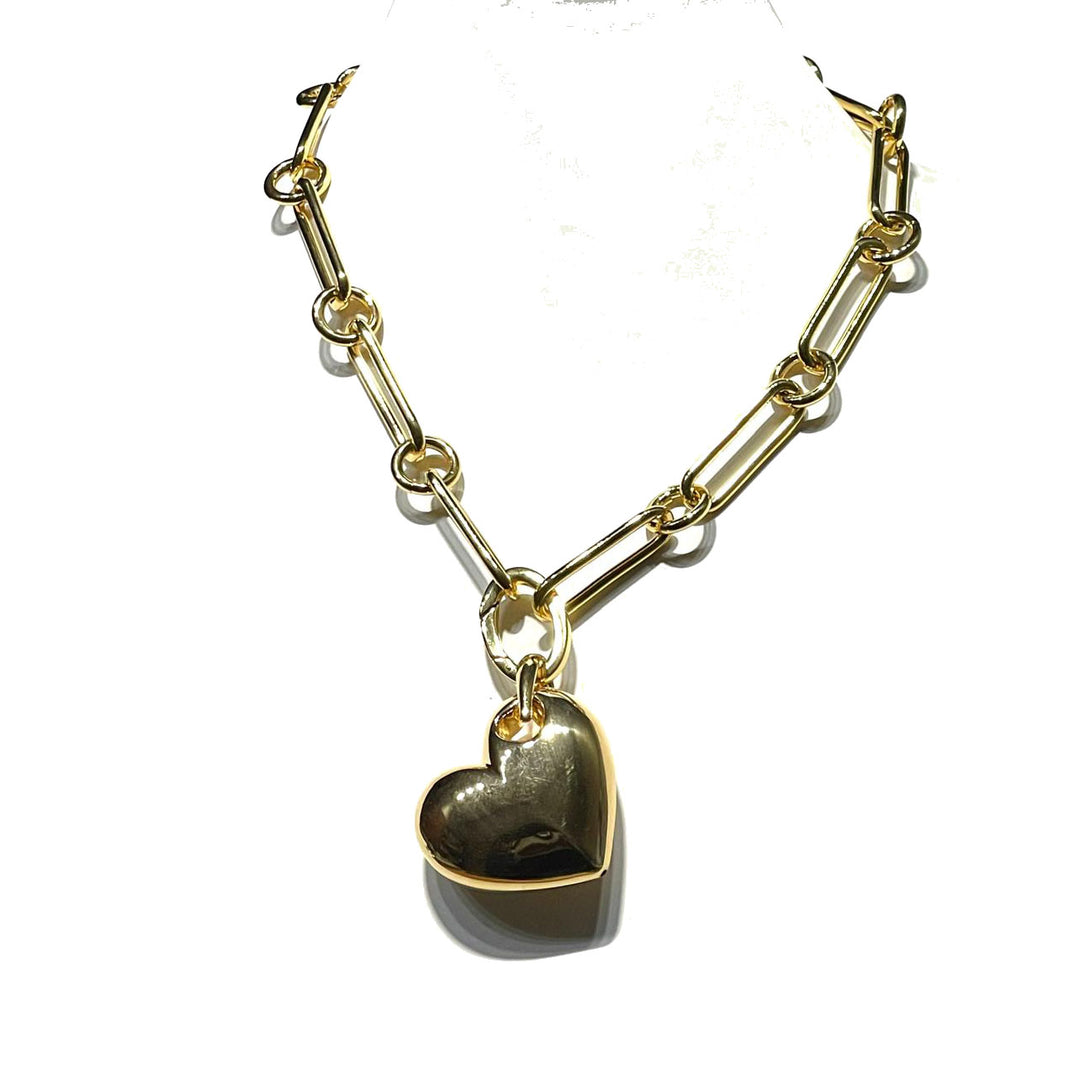 Federica Rossi necklace Heart bronze finish PVD yellow gold 18kt FR.CO.04