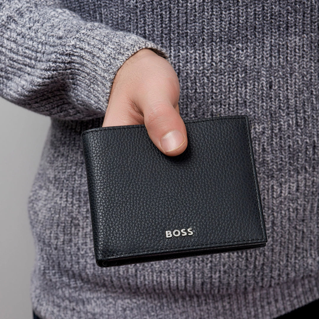 Портфолио Hugo Boss приносит классические черные гранулированные деньги HLM416A