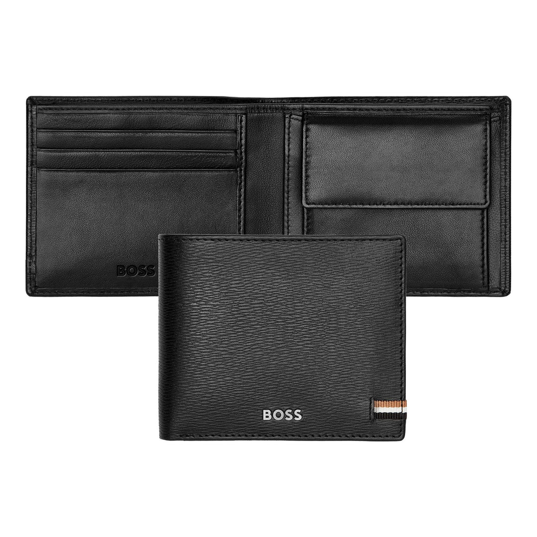 Кошелька Hugo Boss приносит деньги, знаменитый черный HLM421A