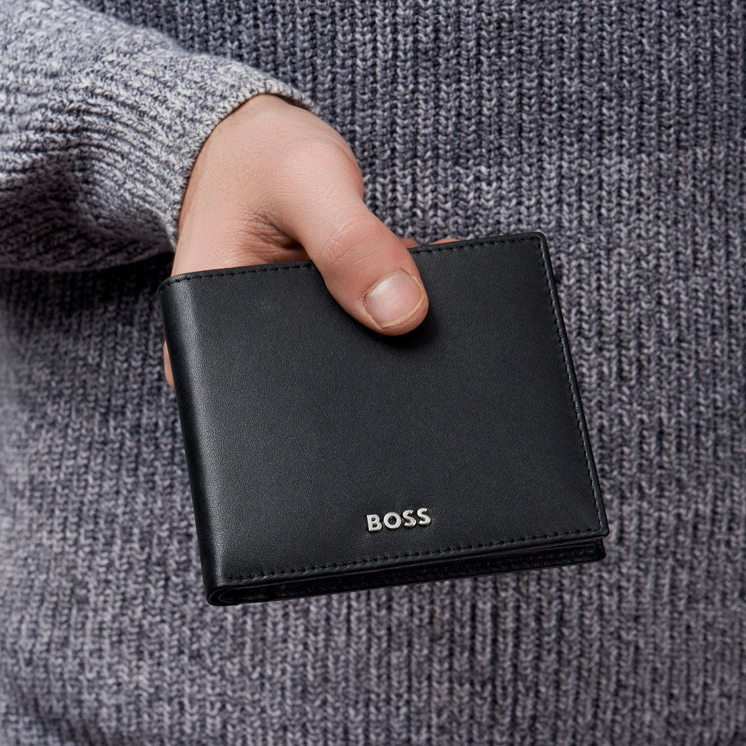 Кошелек Hugo Boss с Classe Classic Smooth Black HLY403A
