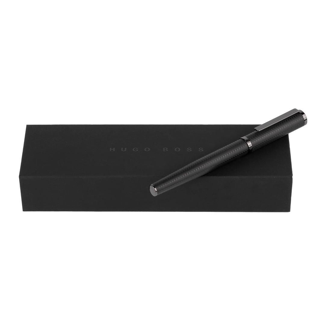 Hugo Boss Pen Penna Food Training Herringbone Gun Hsi1062d