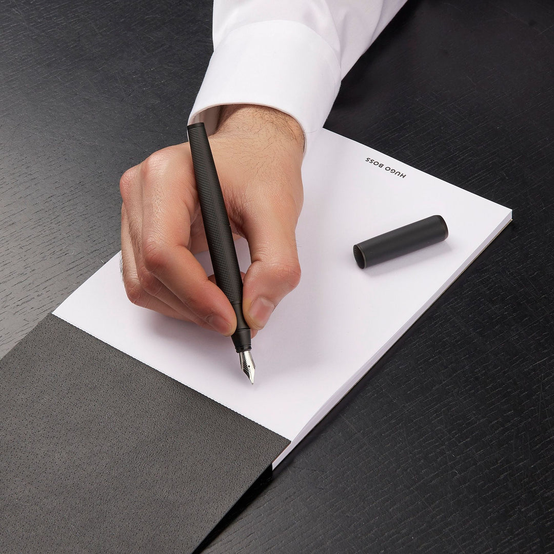 Hugo Boss Pen Penna Archae iconic black hsq4742a
