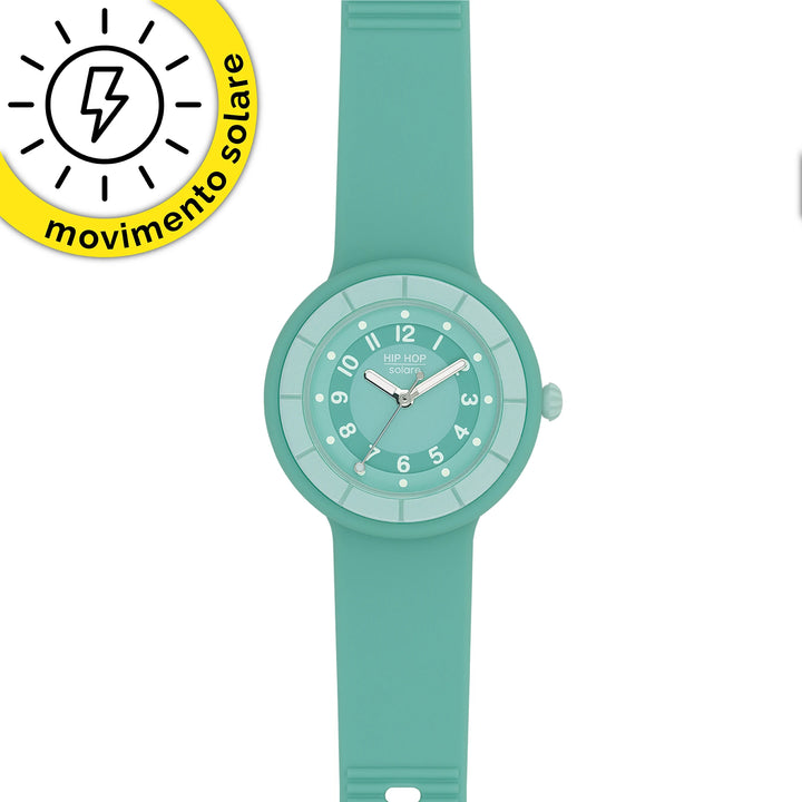 Hip Hop WATER GREEN Hero.Dot Солнечная коллекция 34mm HWU1207