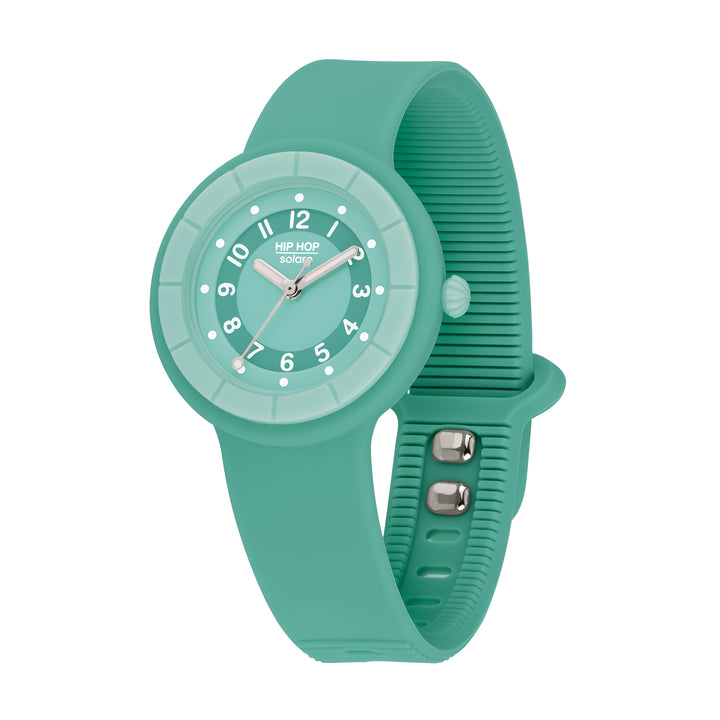 Hip Hop WATER GREEN Hero.Dot Солнечная коллекция 34mm HWU1207