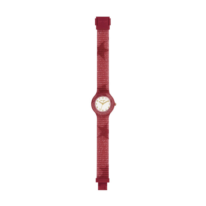 Hip Hop часы PINK RED STAR Кружевная коллекция 32mm HWU1225