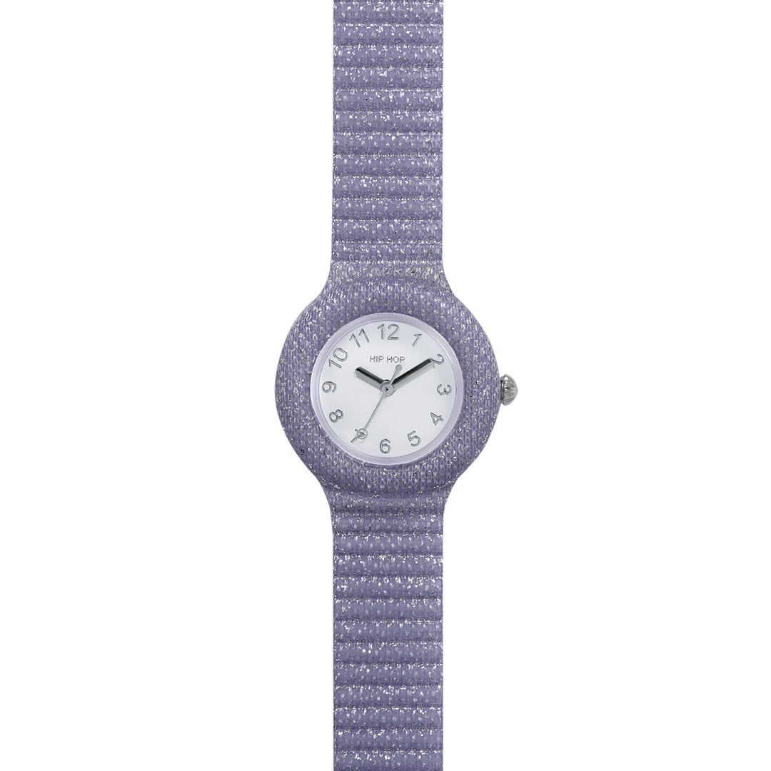 Хип -хоп лилак Shimmer Crush Collection 28 мм HWU1246 Watch Watch