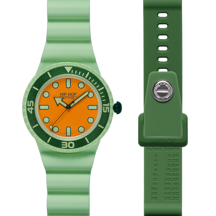 Hip Hop Litgh Green/Green Master Collection 41 мм HWU1260 WATCH