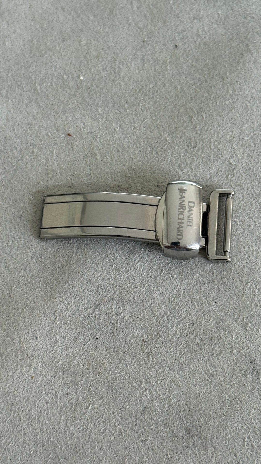Deployant buckle for watch Daniel Jeanrichard Steel 12mm