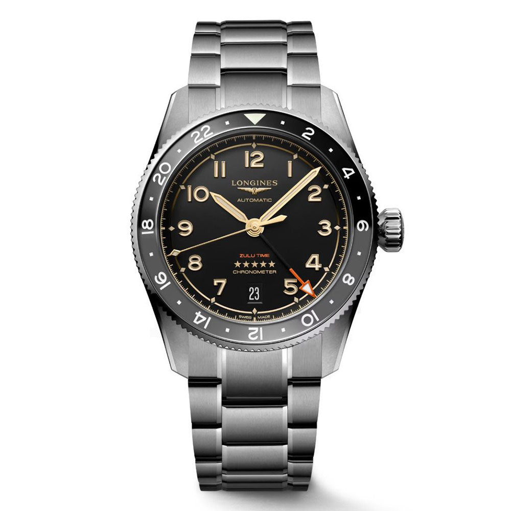 Longines Workship Spirit Zulu Время 39 мм Антрацит Титанио Autanium L3.802.1.53.6