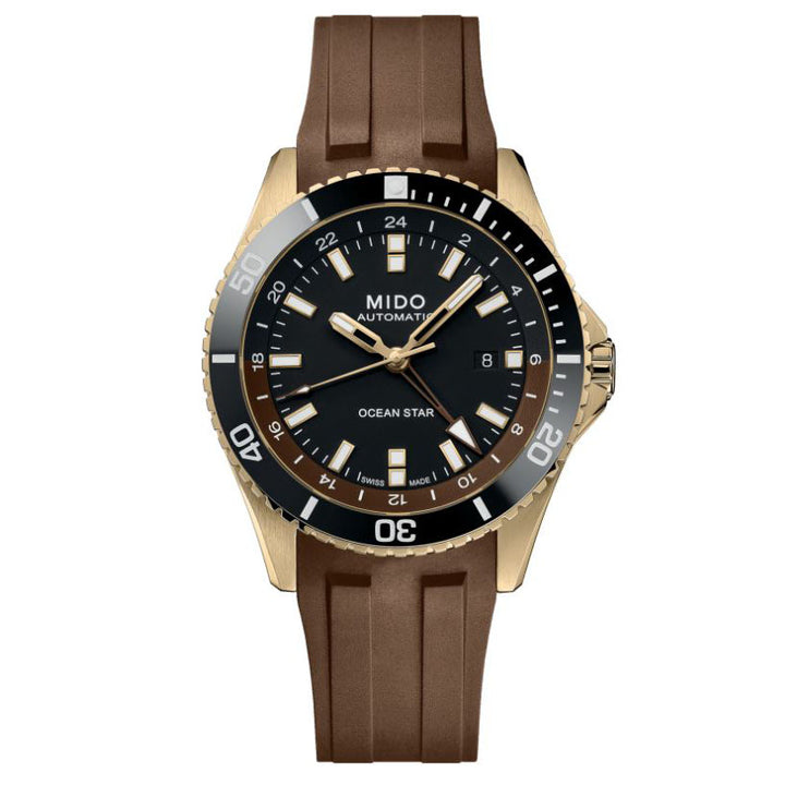 Mido Ocean Star GMT 44mm Automatic Black Watch Clock