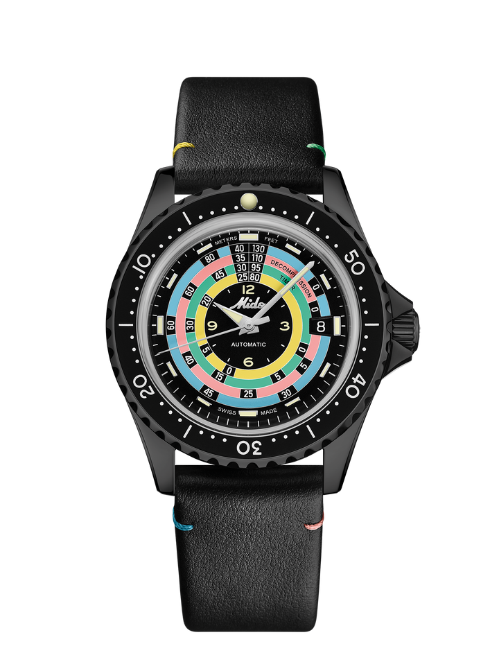 Mido часы Ocean Star Decompression Worldtime Limited Edition 1961 40mm черный автоматический стальной отделка черный M026.807.33.051.00