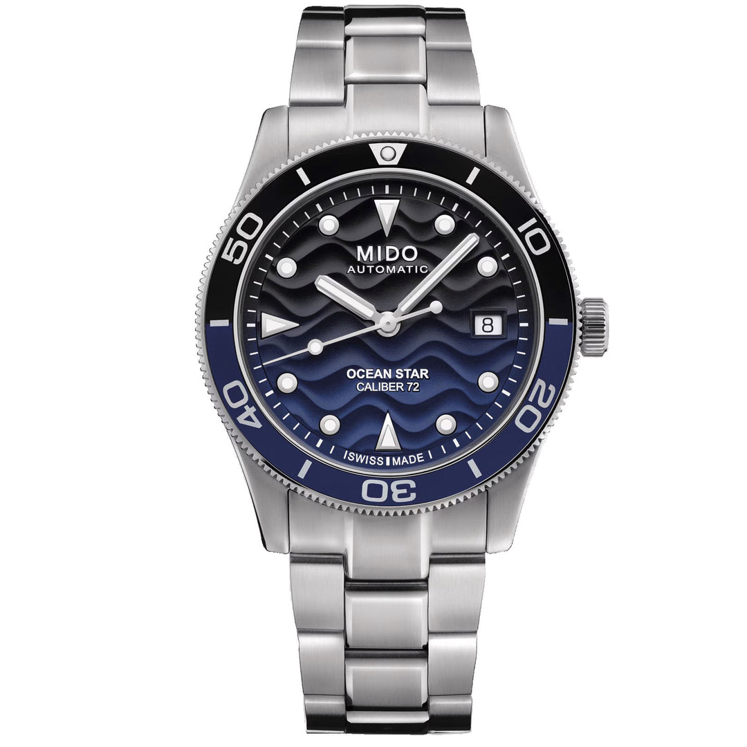 Mido Ocean Star 39 -мм часы Automatic Blue Steel M026.907.11.041.00