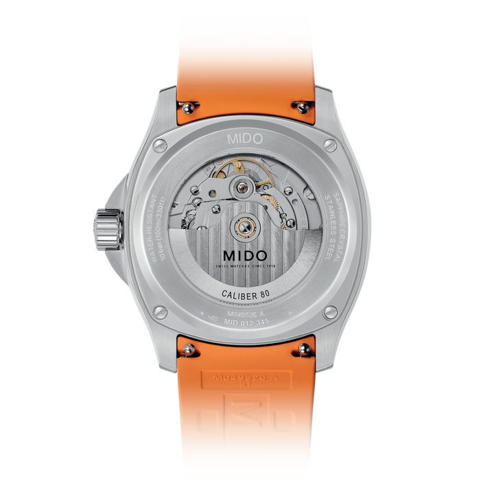Mido Multifort TV Watch Big Date 40 мм серая автоматическая сталь M049.526.17.081.00