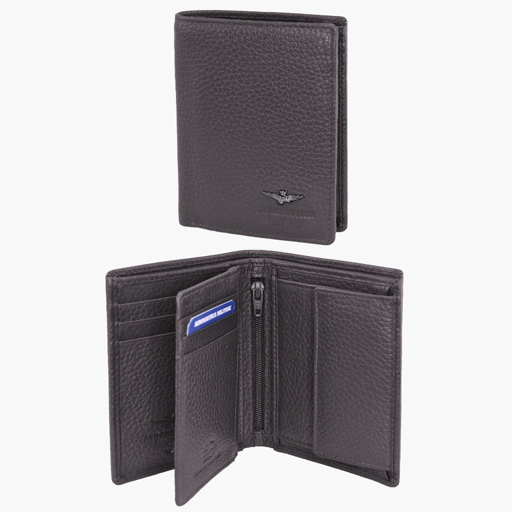 Soft AM186-MO vertical leather wallet