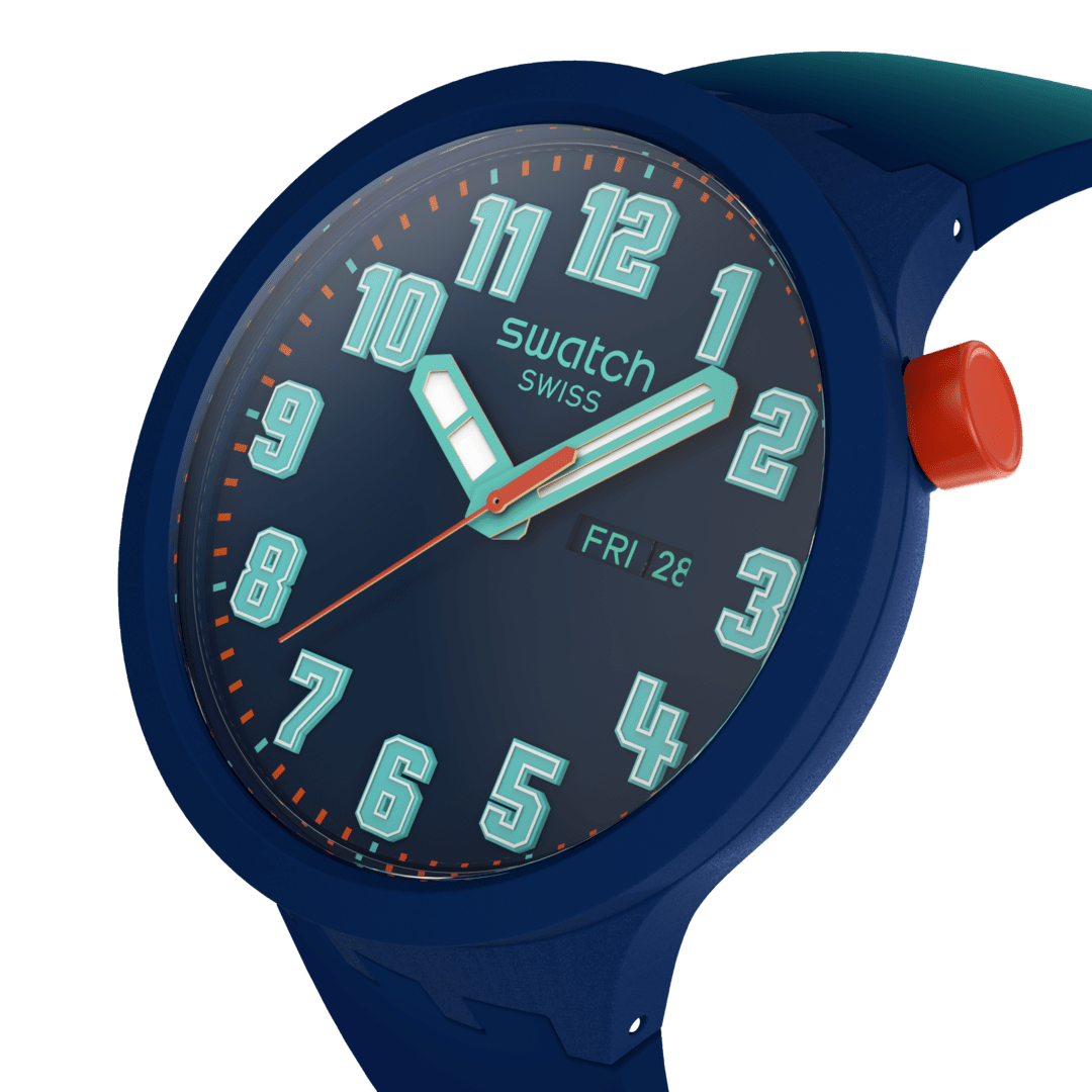 Swatch по существу жирные оригиналы Big Bold 47 -мм SB01N700