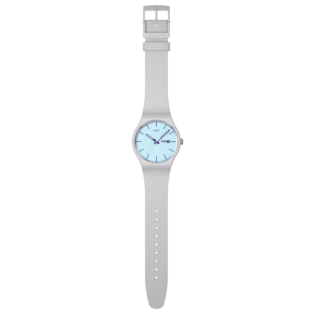 Swatch watch BLUEBERRY SKY Original New Gent 41mm SO29M702