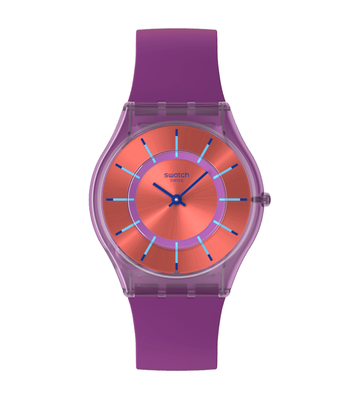 Swatch Jamys Grape Dream Originals кожа 34 мм SS08V108 Watch