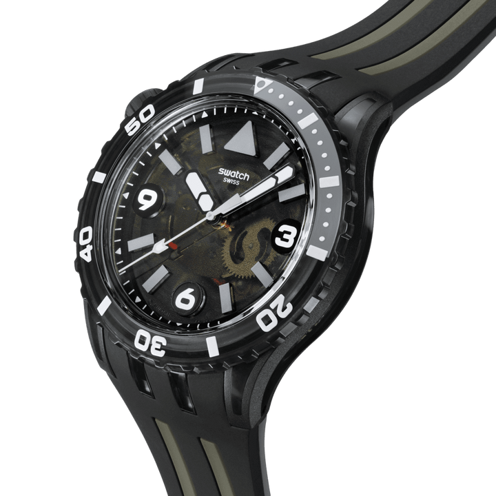 Swatch Scubaqua Black 44 -мм SSCU09B100 WATCH