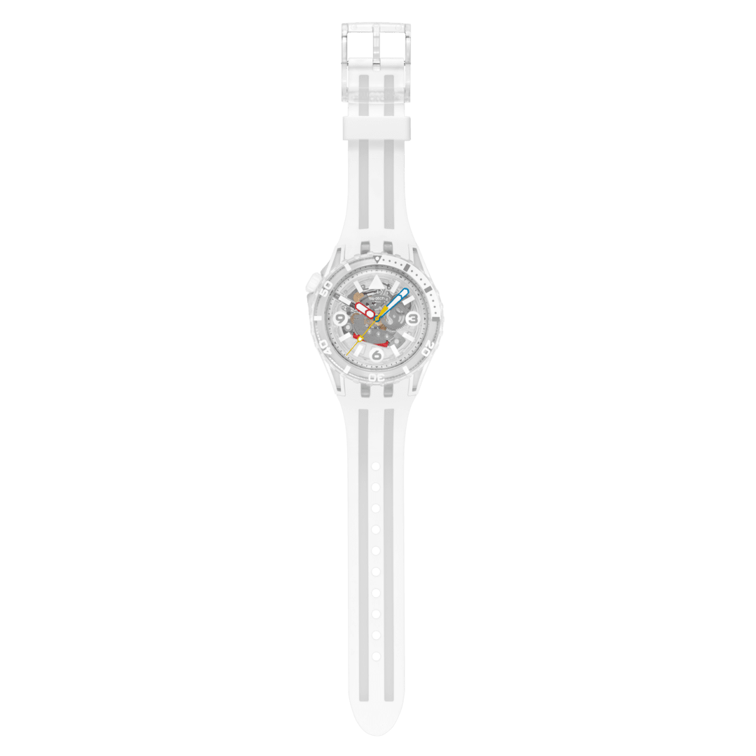 Swatch Scubaqua White 44 -мм SSCU09K100 Часы