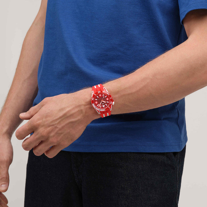 Swatch Scubaqua Red 44 -мм SSCU09R100 Watch