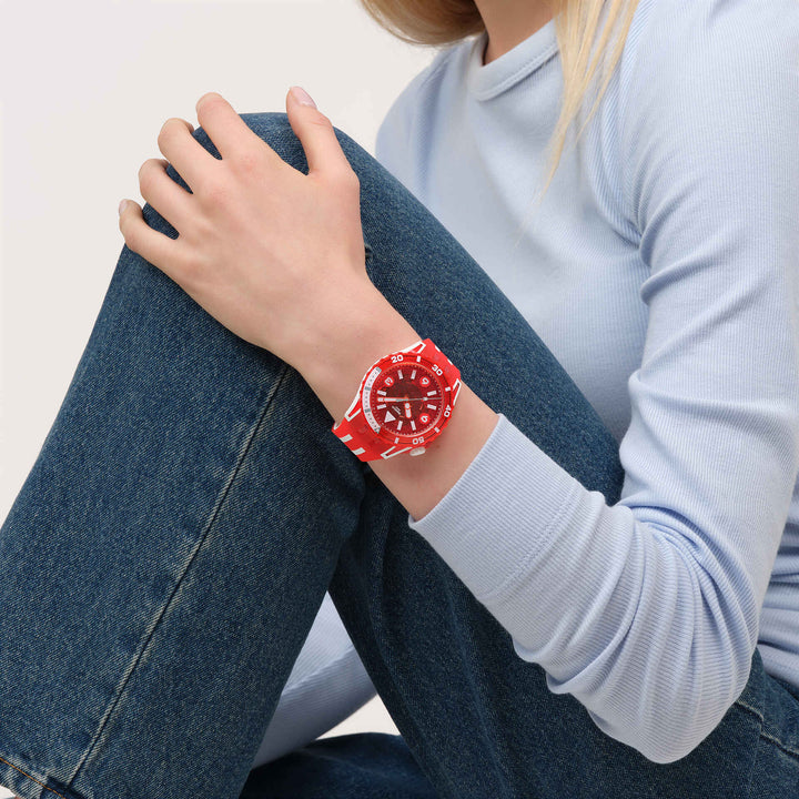 Swatch Scubaqua Red 44 -мм SSCU09R100 Watch