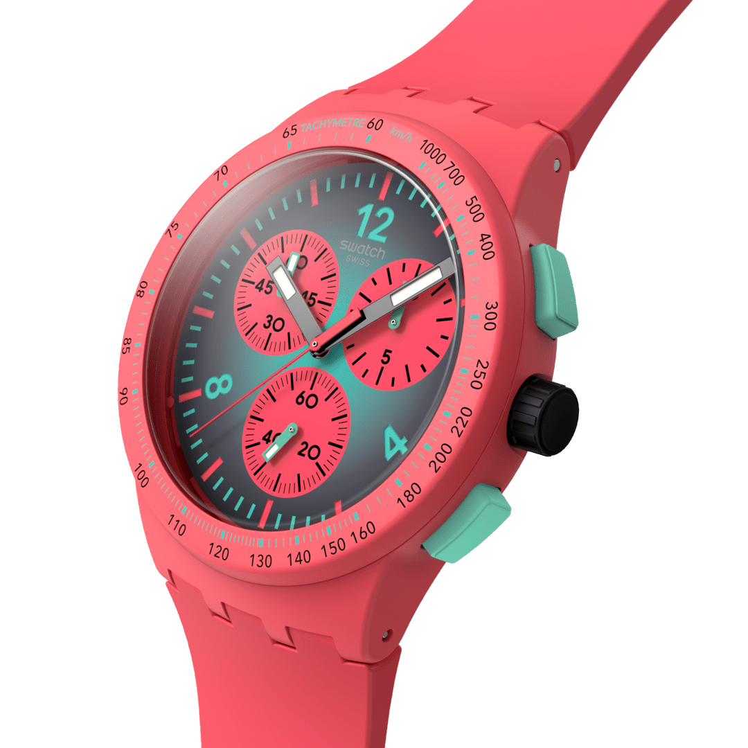 Swatch Paradiso Watch Kinetiko Originals Chrono 42mm Supp100