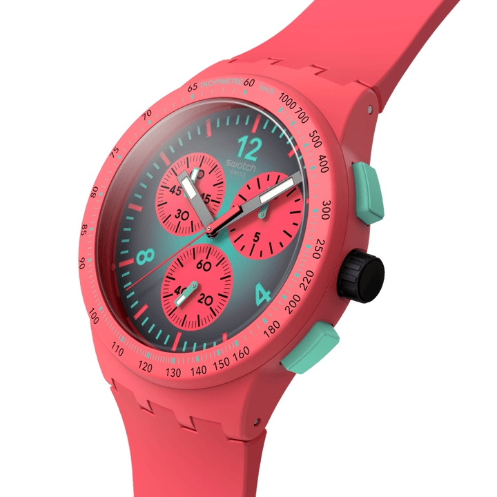 Swatch Paradiso Watch Kinetiko Originals Chrono 42mm Supp100