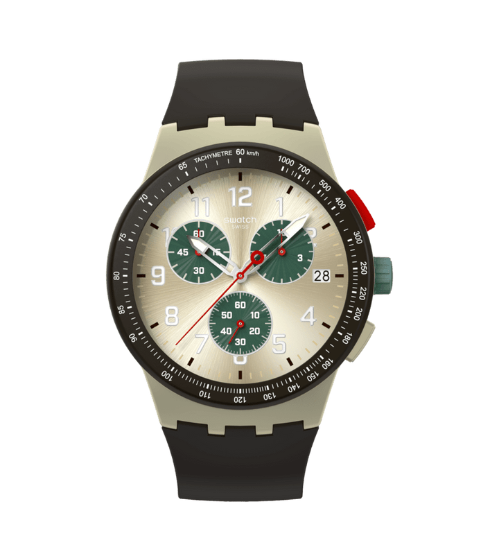 Swatch Obsidian Ink Originals Chrono 42mm uspe402 часы