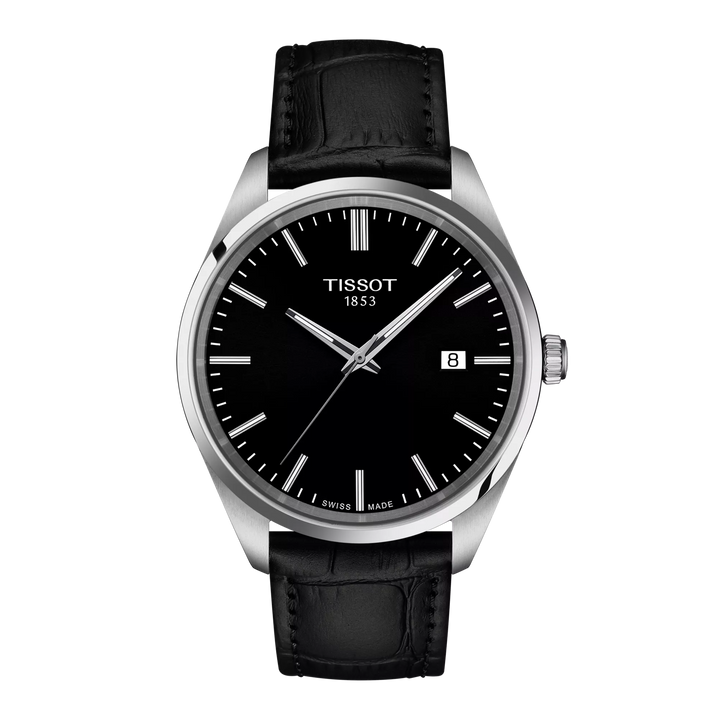 Часы Tissot PR 100 41mm черный кварцевый сталь T150.410.16.051.00