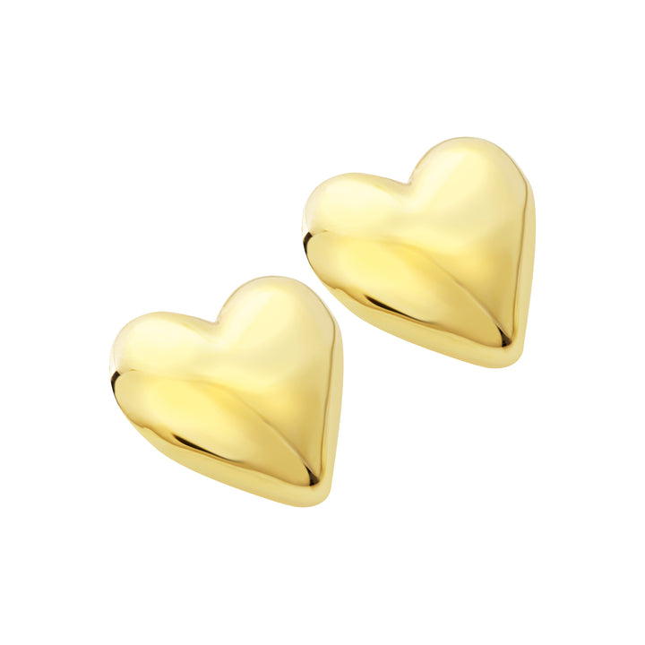 Серьги Breil Big Heart из стали с отделкой IP-золото TJ3692